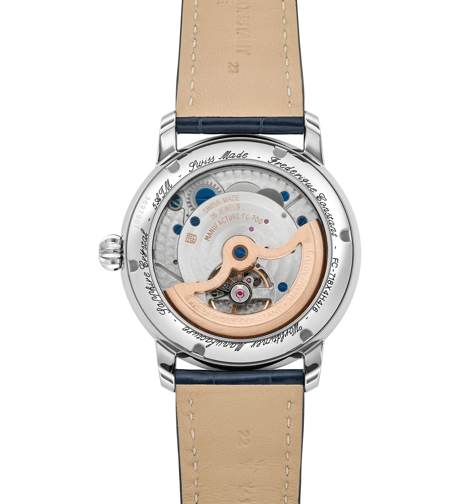 Frederique Constant アナログ腕時計 Manufacture Classic Worldtimer Watch FC-718NWM4H6 | Frederique